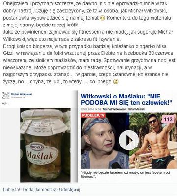 Rafał Maślak Facebook