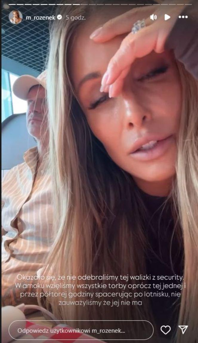 Rozenek-Majdan wyskoczyła z samolotu! Armagedon na lotnisku, dzieci wyproszone!