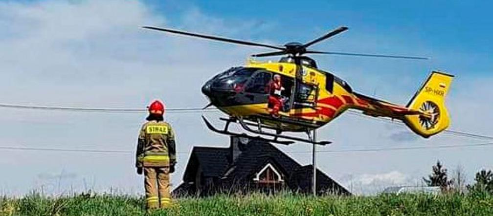 Podpalił się w sypialni u rodziców