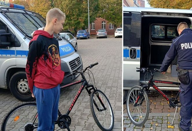 Policjanci namierzyli rower w Chełmnie