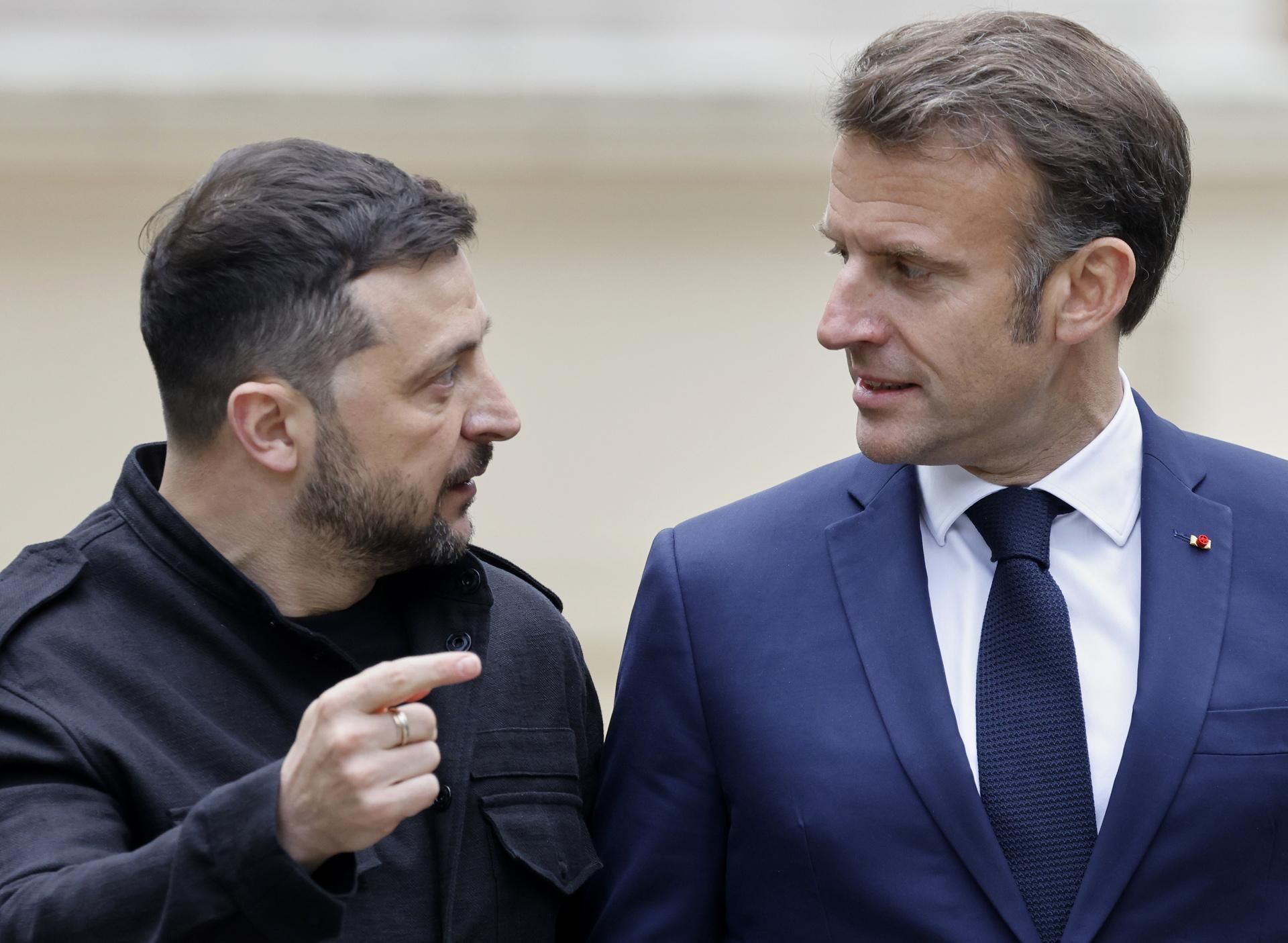Rozmowa Zełenskiego z Macronem. Jednakowo postrzegamy kluczowe dla Europy kwestie bezpieczeństwa