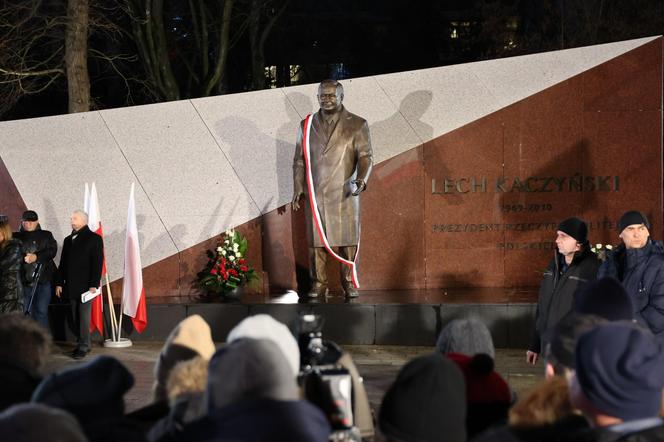 Odsłonięcie pomnika Lecha Kaczyńskiego przy Placu Teatralnym w Lublinie