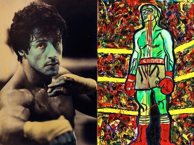 Sylvester Stallone maluje obrazy - i sprzedaje je za tysiące dolarów!