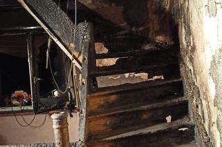 Pożar w Świętej Katarzynie. Spłonął dom strażaka