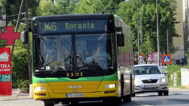 Zmiany tras autobusów na Naramowicach
