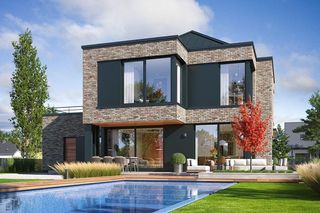 Domy z dachem czterospadowym