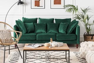 Zielona sofa to prawdziwy wnętrzarski HIT. Zobacz, jak dobrać idealny model do twojego salonu