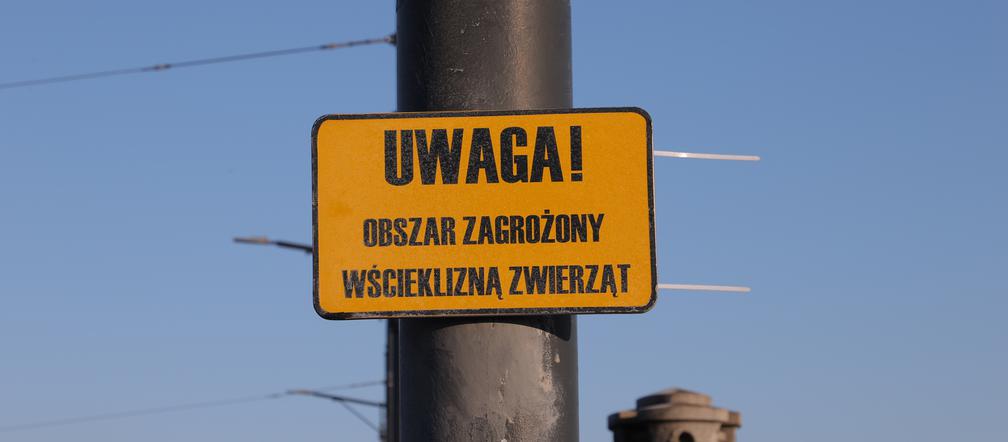  Wścieklizna atakuje w Warszawie
