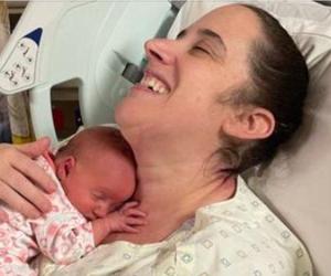 Oboje poruszają się na wózkach. Właśnie doczekali się wymarzonego dziecka