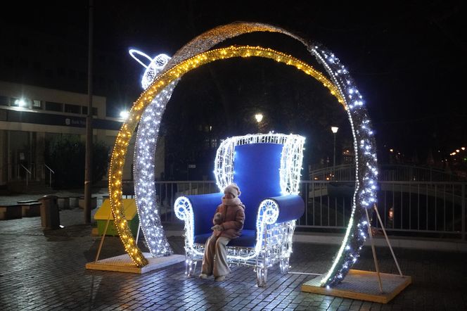 Świąteczne iluminacje 2024 w centrum Kielc