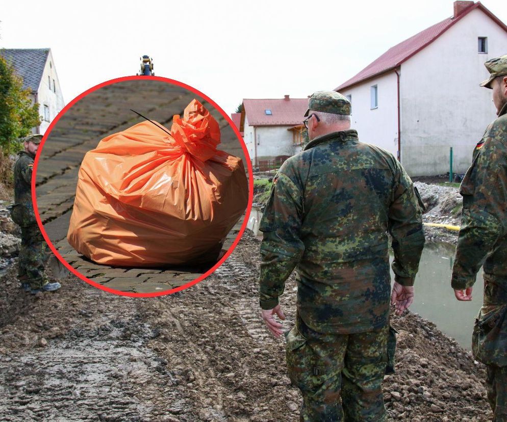 Sprzątali po powodzi, znaleźli worek z pieniędzmi