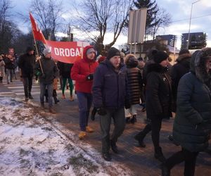 Protest kielczan przeciw budowie S74