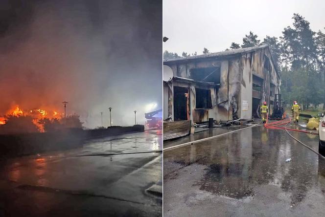 Gigantyczny pożar pod Warszawą. Z płomieniami walczyło ponad 100 strażaków