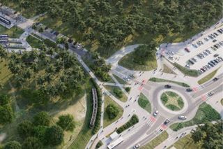 Będzie nowa pętla tramwajowa w Lesie Gdańskim. Miasto obiecuje zielone torowiska i rośliny na przystankach 