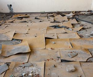 Opuszczona miejscowość Kłomino