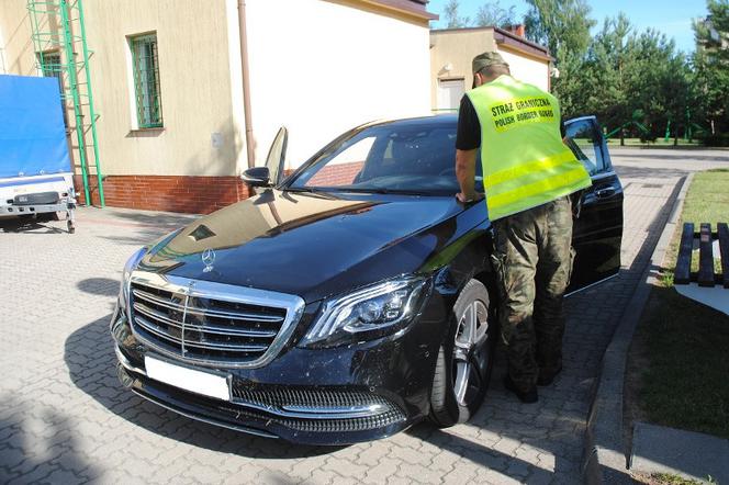 Kradziony Mercedes Klasy S odzyskany