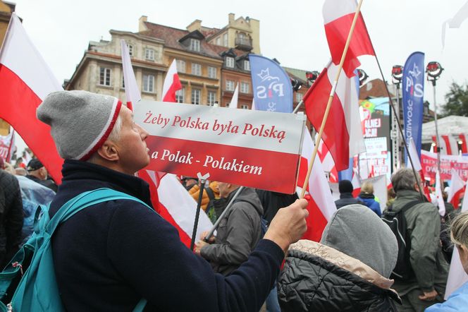 Manifestacja PiS w Warszawie (11.10.2025)
