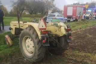 Chwalęcice. Śmiertelny wypadek rolnika. Mężczyzna wpadł pod ciągnik. Na miejscu lądował śmigłowiec LPR