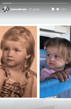 Joanna Krupa i jej córeczka 