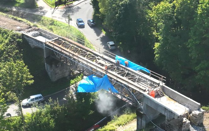 Remont linii Żywiec - Sucha Beskidzka