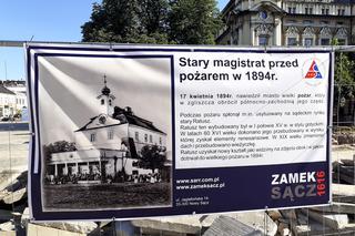 Na nowosądeckim Rynu trwają prace archeologiczne.  Specjaliści szukaja dawnego ratusza.