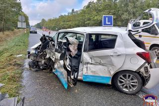 Wypadek na S1 pomiędzy Tychami i Mysłowicami