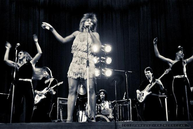 Tina Turner na koncercie w Spodku. Katowice 1981