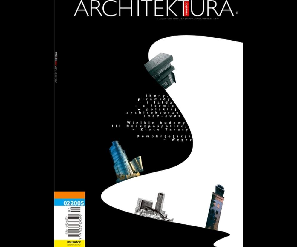 Okładka Miesięcznik Architektura 02/2005