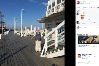 Wałęsa poczuł wakacje! Z kijkami ruszył na molo! [ZDJĘCIA]