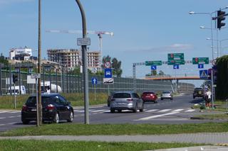 Trasa S74 (na wysokości osiedla Sady) w Kielcach
