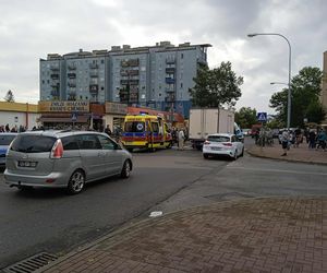 Potrącenie pieszego na pasach Rynkowa Siedlce