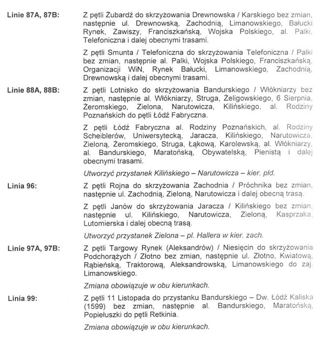 4 Komunikacja miejska podczas DOZ Maraton Łódź 2017