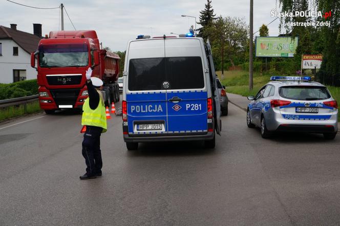 Koszmarny wypadek rowerzysty w Jastrzębiu-Zdroju [ZDJĘCIA]