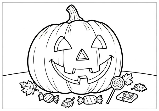 kolorowanka na halloween