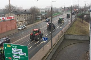 Protest rolników w Grudziądzu