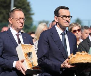 Święto Wdzięczni Polskiej Wsi w Miętnem koło Garwolina z udziałem premiera i ministrów