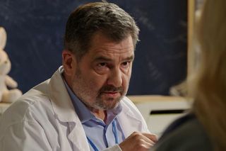 M jak miłość odc. 1846. Jagoda (Katarzyna Kołeczek), lekarz Marek (Tomasz Traczyński)