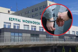 Dantejskie sceny w tarnowskim szpitalu. 28-latek zdemolował SOR i rzucił się z pięściami na policjantów