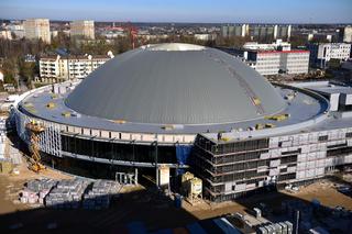 Hala Urania rośnie w górę. Na jakim etapie są prace? [ZDJĘCIA]um