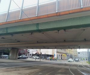 Estakada na Rynkiem w Chorzowie wyłączona z ruchu. Miasto czeka drogowy paraliż