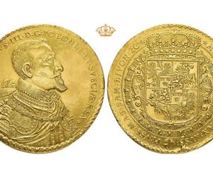 Złota moneta chocimska Zygmunta III Wazy pobiła rekord na aukcji. Cena zwala z nóg!