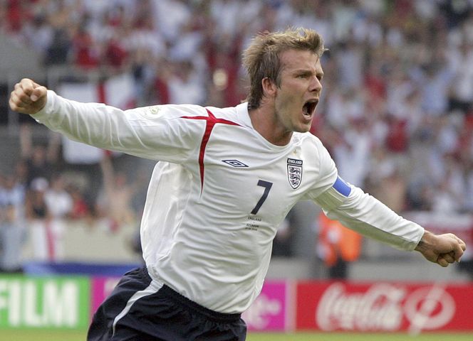 David Beckham pasowany na rycerza