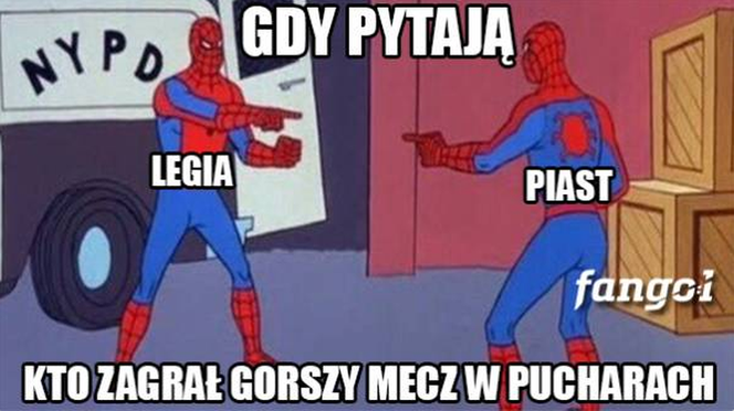 Memy po meczu Legii i Piasta w europejskich pucharach