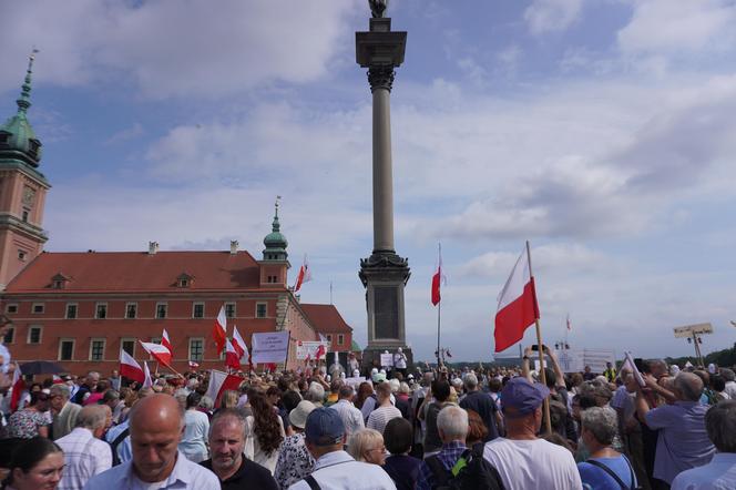 Protest katechetów w Warszawie 21.08.2024