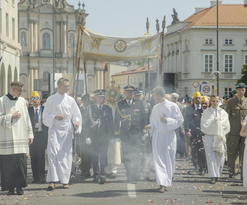 Centralna procesja w Warszawie na Boże Ciało 2023