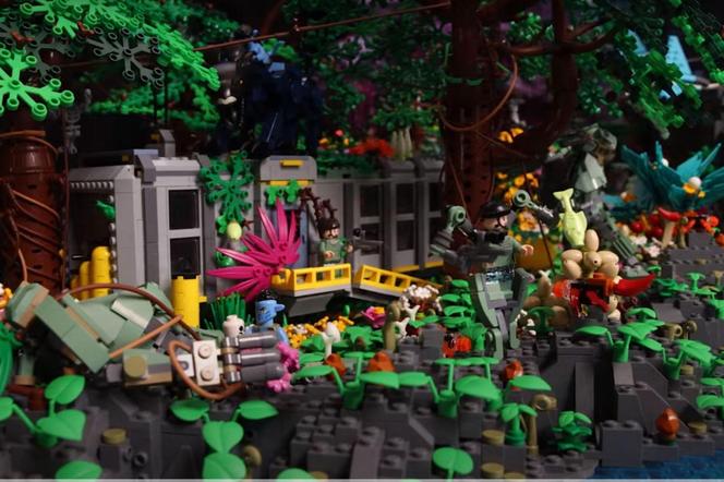 LEGO Avatar - diorama planety Pandora