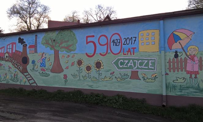 Szkoła Podstawowa w miejscowości Czajcze z nową salą gimnastyczną