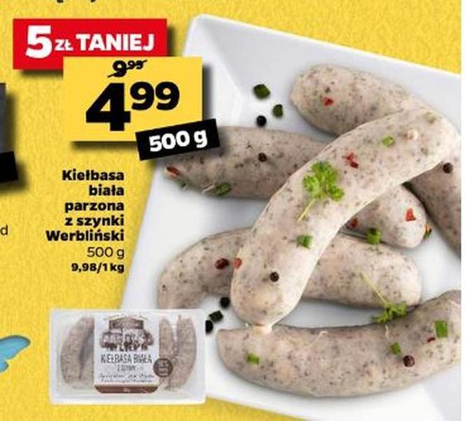 Biała kiełbasa wieprzowa