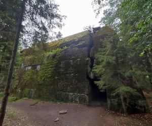 Czarny Szaniec na Mazurach. Bunkry Himmlera ukryte w lesie koło Pozezdrza [ZDJĘCIA]