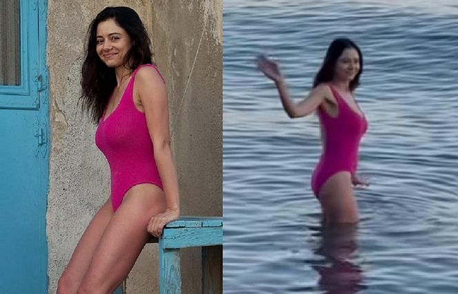 Bajeczne wakacje pięknej aktorki z M jak miłość. Adriana Kalska nie jest tam sama - ZDJĘCIA